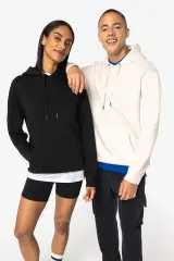 Sudadera ecorresponsable con capucha unisex