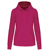 Sudadera capucha ecorresponsable mujer