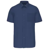 Camisa popelina de polialgodón manga corta de fácil cuidado hombre
