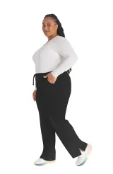 Pantalones de tiro medio mujer