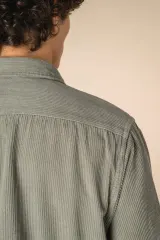 Sobrecamisa ecorresponsable efecto lavado de pana hombre