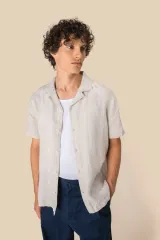 Camisa de lino hombre