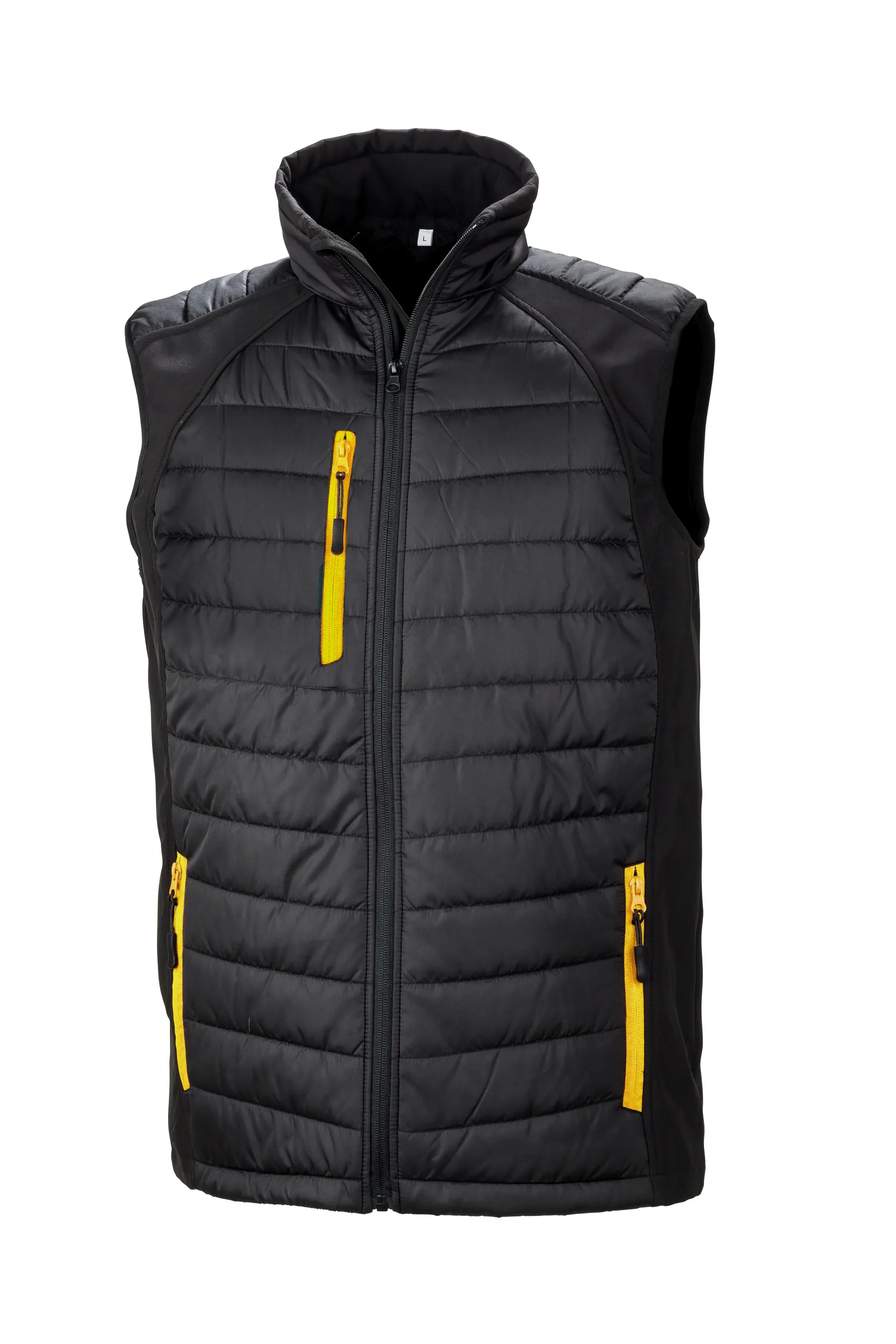Chaleco Softshell Black Compass acolchado reciclado