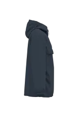 Chaqueta cortavientos impermeable ecorresponsable 1/4 cremallera unisex