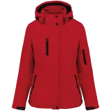 Parka softshell acolchada con capucha mujer