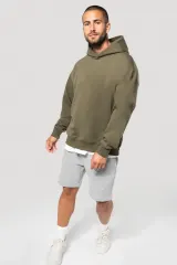 Sudadera de felpa oversize con capucha unisex