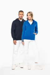 Sudadera con capucha y cremallera ecorresponsable mujer