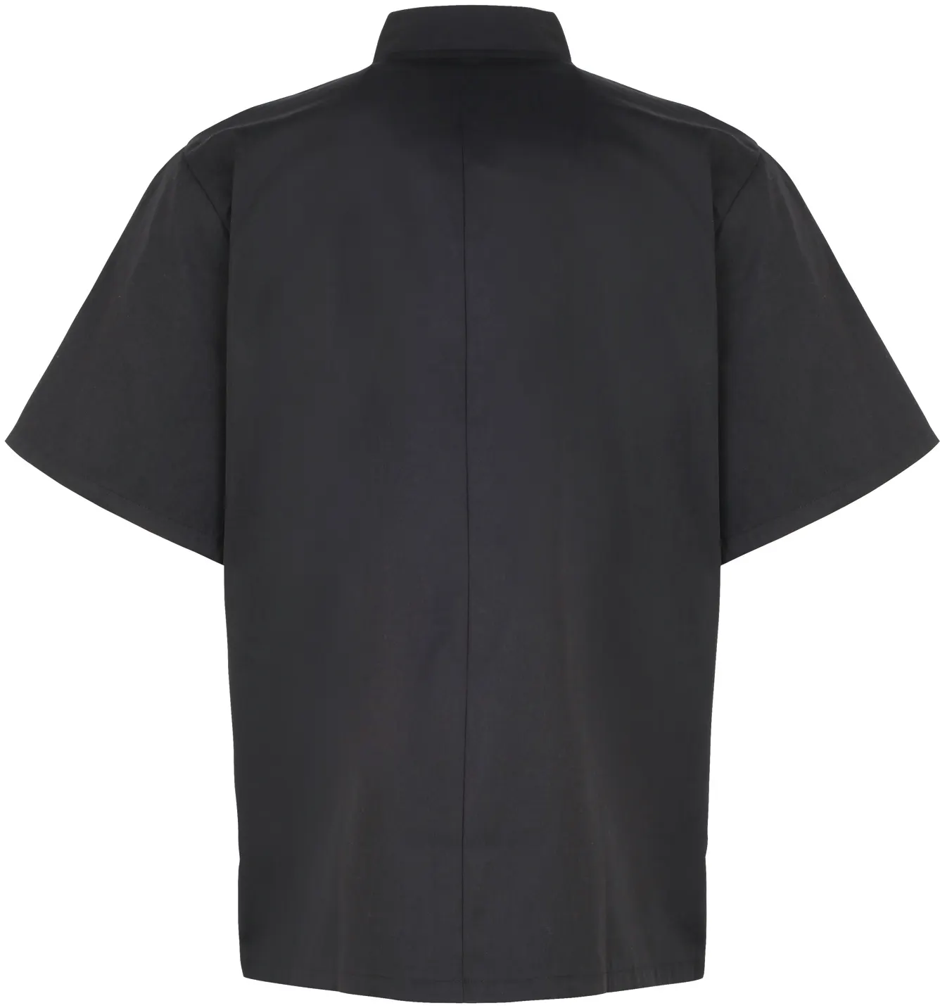 Chaqueta de cocina botones a presión manga corta