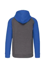 Grey heather/Sporty royal blue