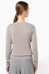Jersey cuello redondo manga larga mujer