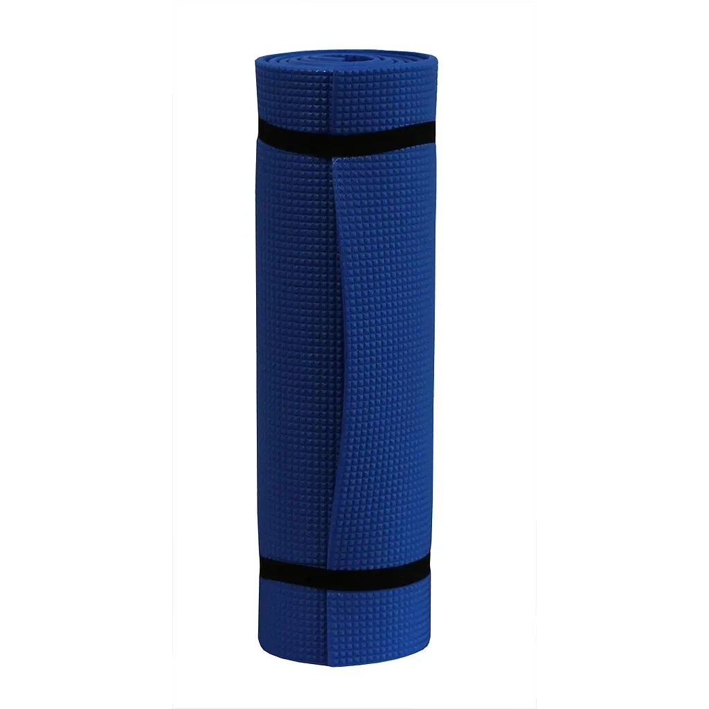 COLCHONETA CAMPING MONOCOLOR AZUL