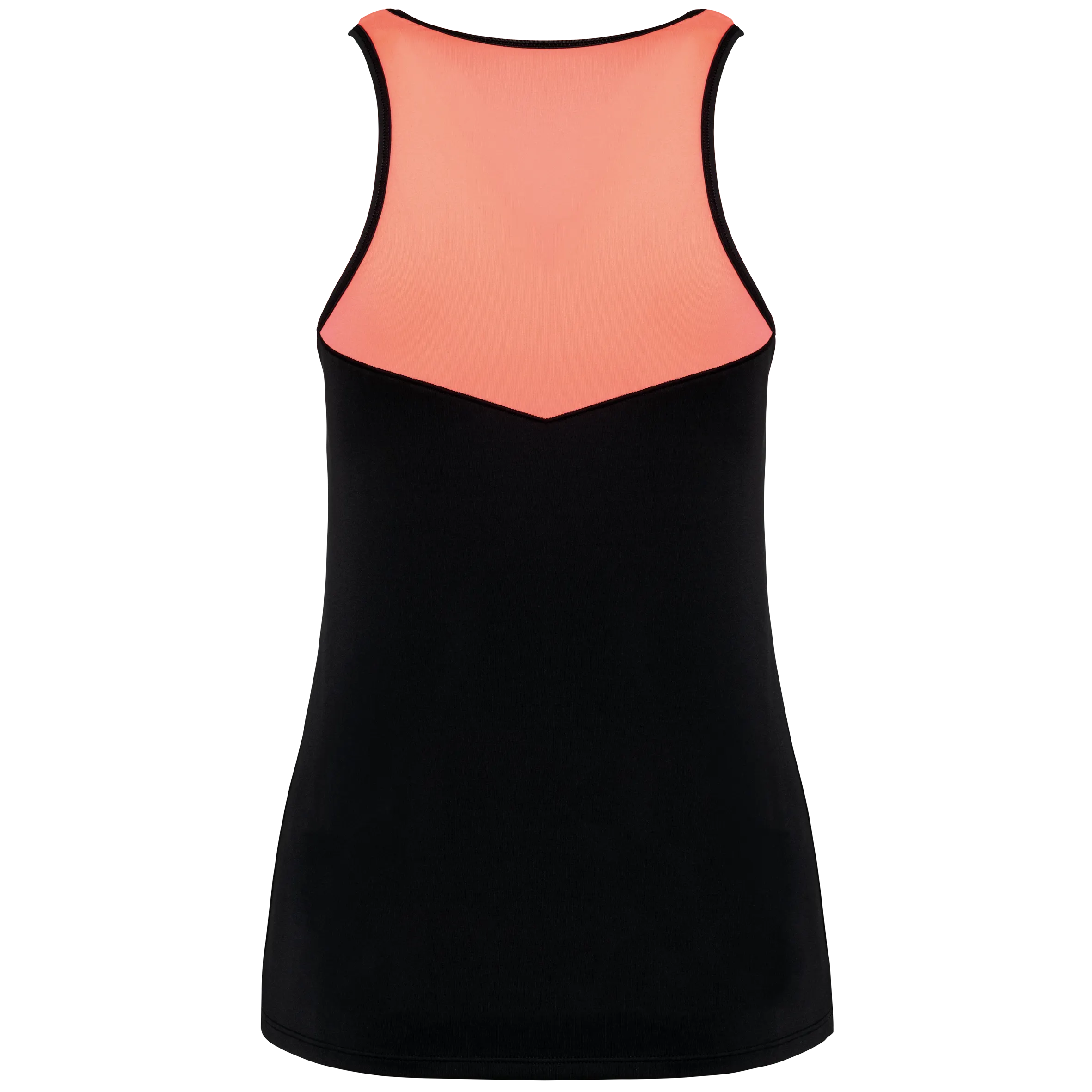 Camiseta pádel sin mangas bicolor mujer