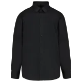 Camisa no-plancha manga larga hombre