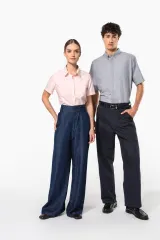 Camisa oxford manga corta hombre