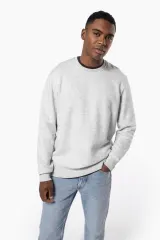 Sudadera cuello redondo