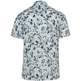 Ivory Floral Blue