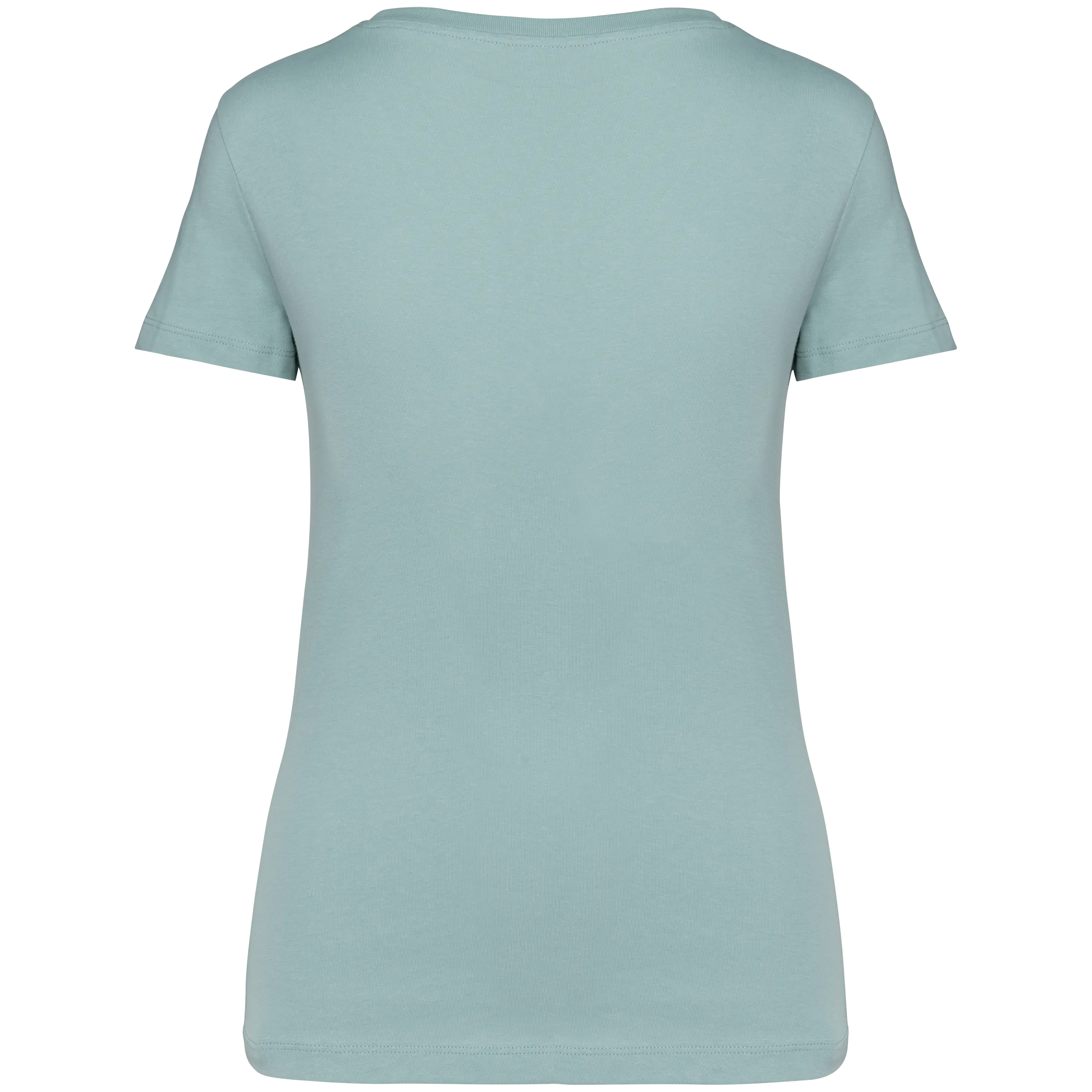 Camiseta ecorresponsable cuello de pico mujer
