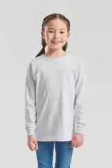 Camiseta Valueweight manga larga niños (61-007-0)