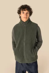 Chaleco de sherpa hombre