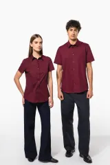 Camisa strech manga corta hombre