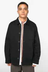 Chaqueta tipo worker ecorresponsable de efecto lavado unisex