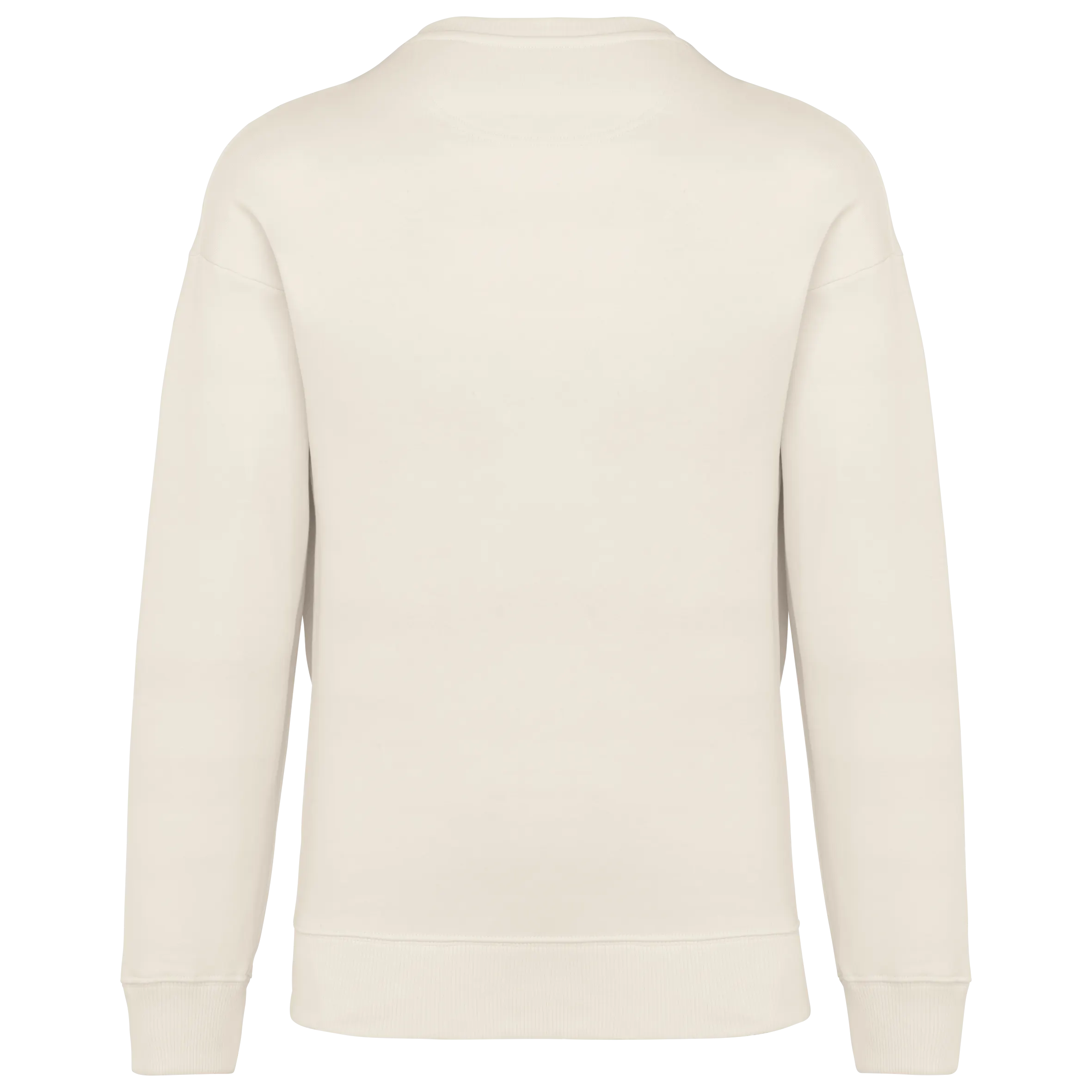 Sudadera cuello redondo oversize unisex