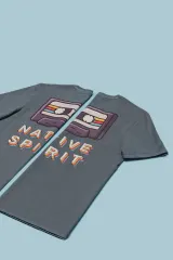 Camiseta ecorresponsable efecto lavado unisex