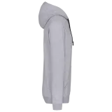 Sudadera capucha contrastada hombre