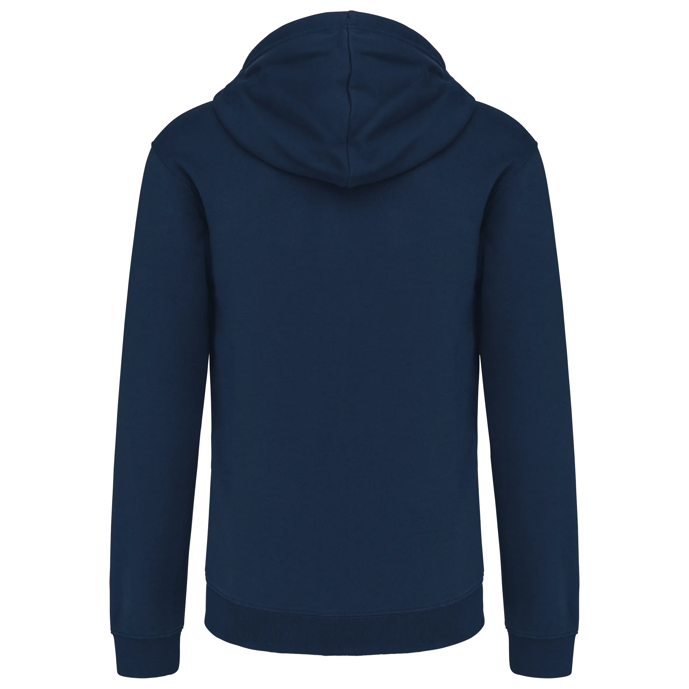 Sudadera capucha y cremallera contrastada