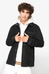 Chaqueta ecorresponsable de pana hombre