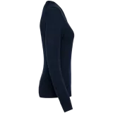 Jersey lana merina cuello de pico mujer