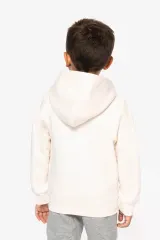 Sudadera ecorresponsable con capucha infantil