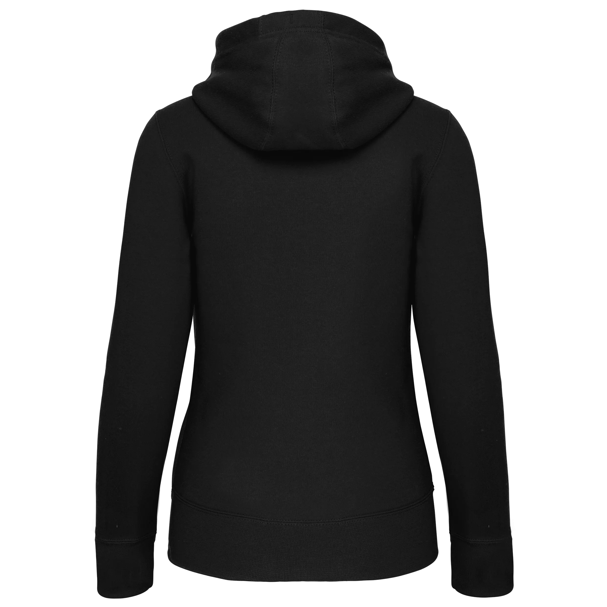 Sudadera con capucha y cremallera de mujer