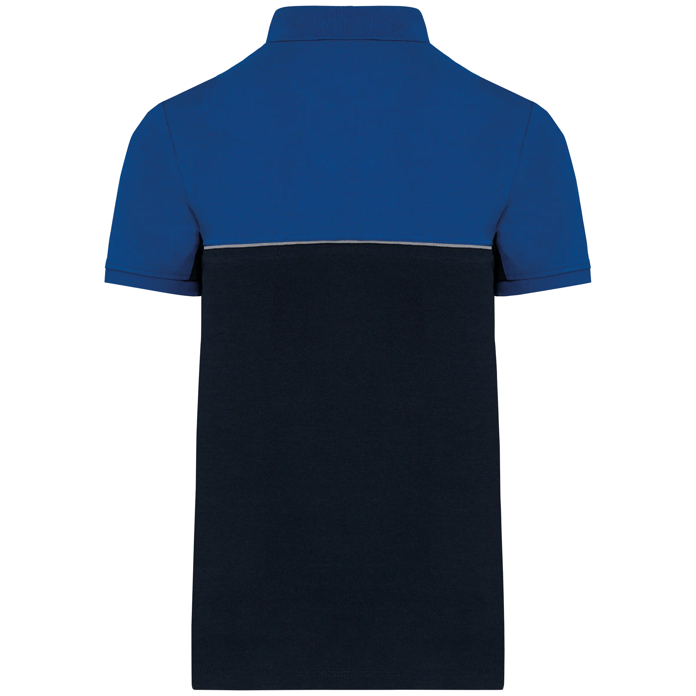 Polo bicolor ecorresponsable manga corta - Unisex