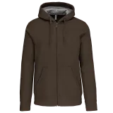 Sudadera capucha y cremallera