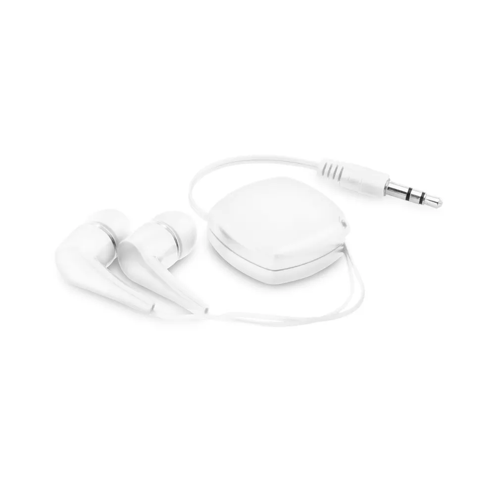 PINEL. Auriculares con cable retráctil de 0.75m en ABS