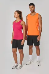 Camiseta de deporte tirantes hombre