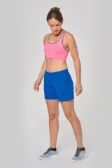 Short de punto jersey deportivo mujer