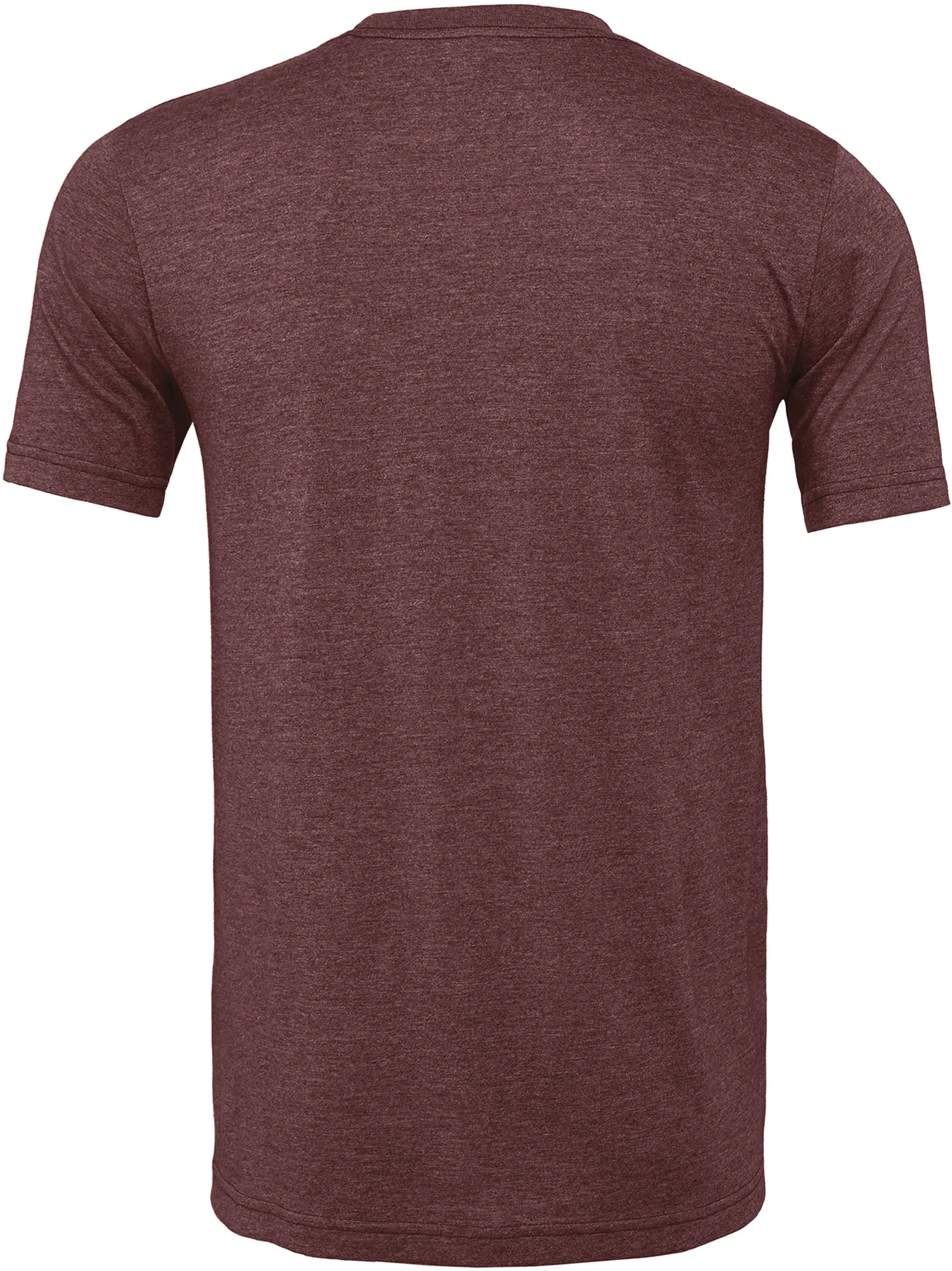 Camiseta cuello redondo hombre Heather