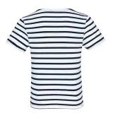 White / Navy Stripes