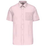 Camisa popelina de polialgodón manga corta de fácil cuidado hombre