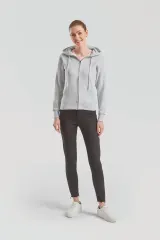 Sudadera Premium cremallera y capucha mujer (62-118-0)