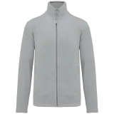 Chaqueta micropolar con cremallera hombre