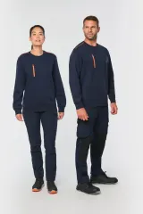 Sudadera Day To Day con bolsillo de cremallera contrastada