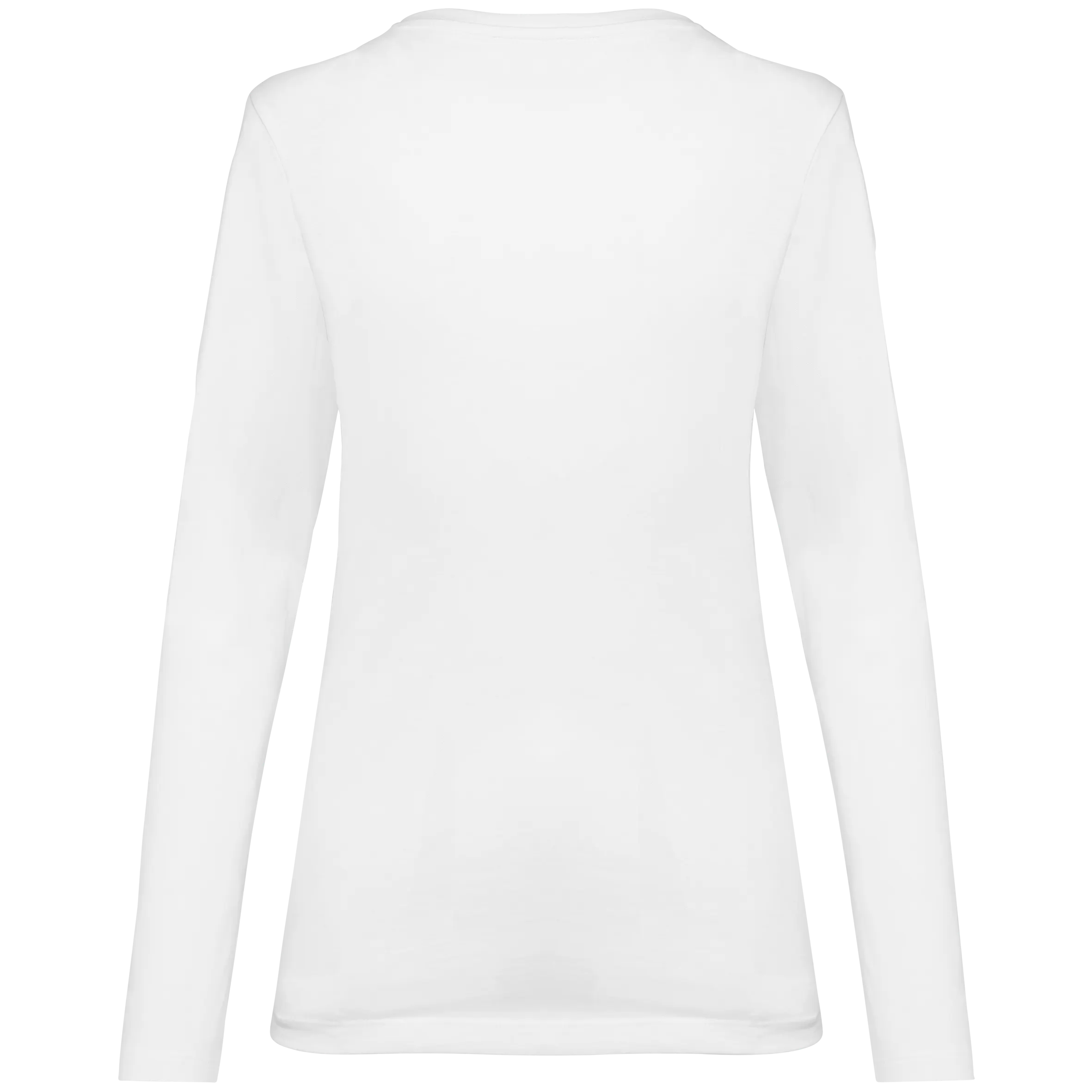 Camiseta Supima® cuello redondo manga larga mujer