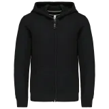 Sudadera capucha y cremallera niños