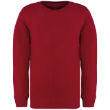 Sudadera ecorresponsable cuello redondo infantil