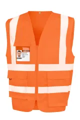 Chaleco de seguridad con cremallera
