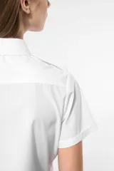 Camisa piloto manga corta mujer