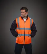 Chaqueta Alta Visibilidad acolchada mangas extraíbles